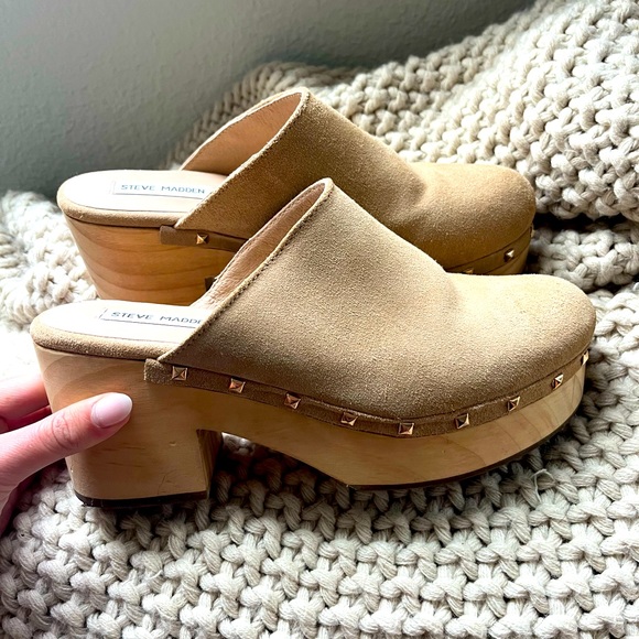 Steve Madden Brooklyn Mule Clog - Suede - Picture 2 of 7